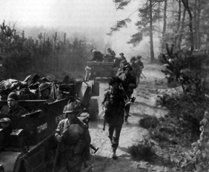 5 Royal Tank Regiment met German tanks at Cuvervilles