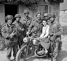 12th Parachute Battalion occupying Le Bas de Ranville